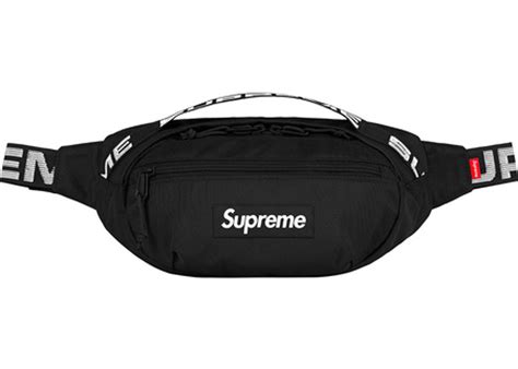 supreme waist bag ss18 fake|supreme bag around waist.